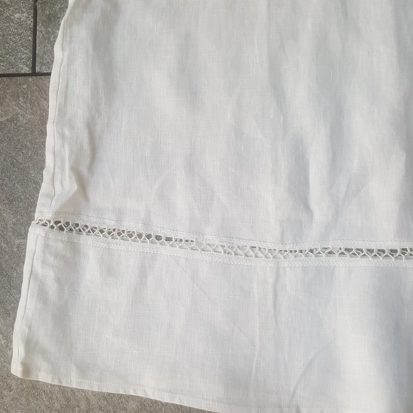 Forever 21 White Woven Sleeveless Tunic Top - Picture 3 of 8